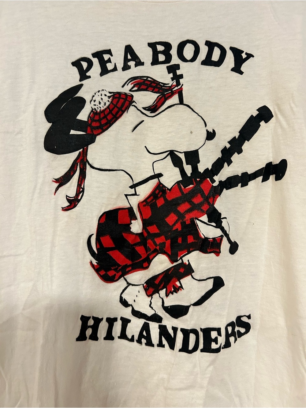 Vintage Scottish Snoopy Hanes Tee